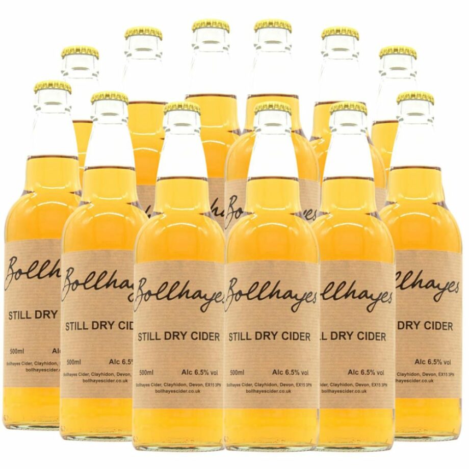 12 x 500ml Bottles Bollhayes Dry Still Cider